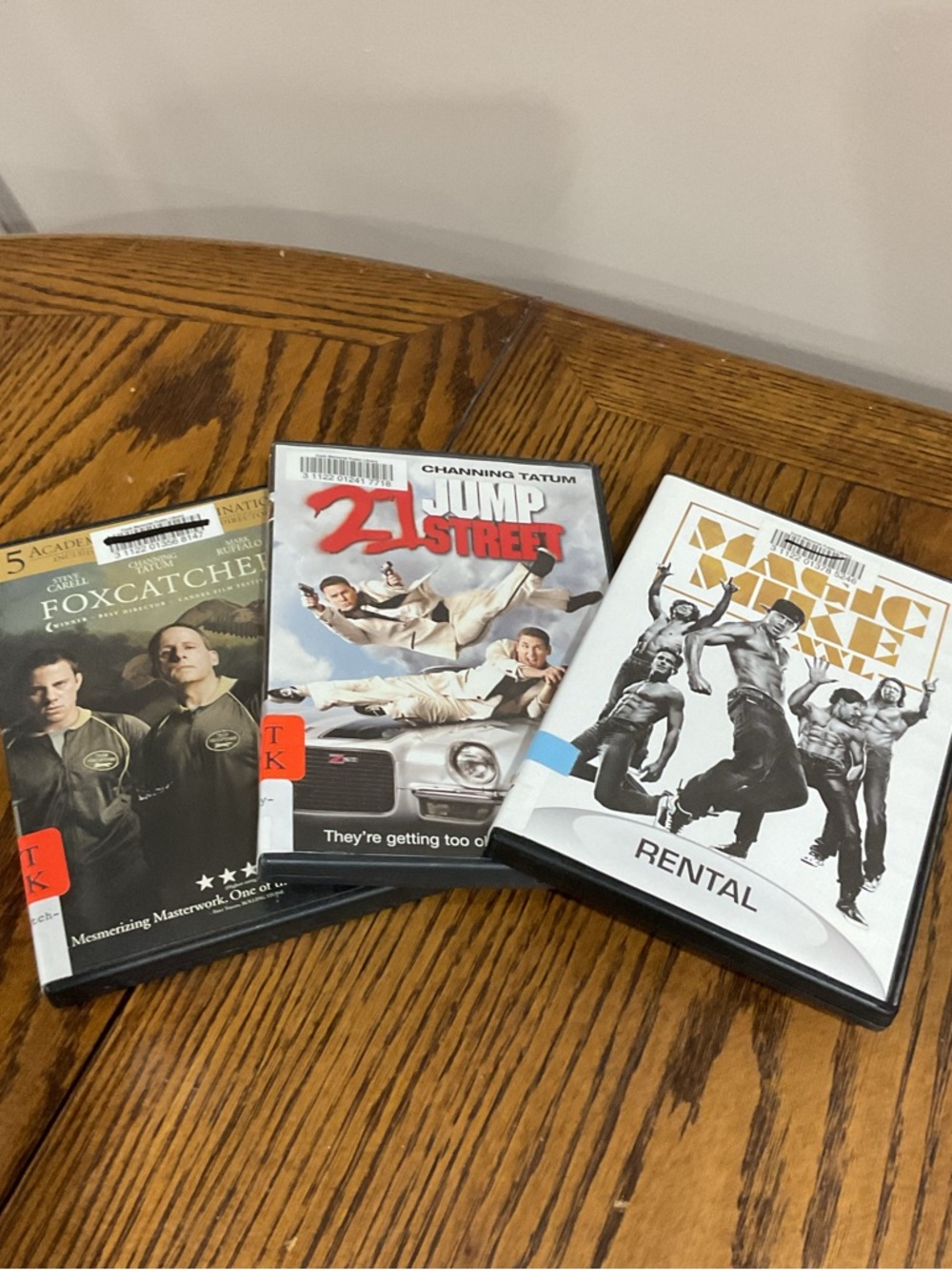 DVD Movie Lot - Foxcatcher, 21 Jump Street, Step Up 2 Channing Tatum